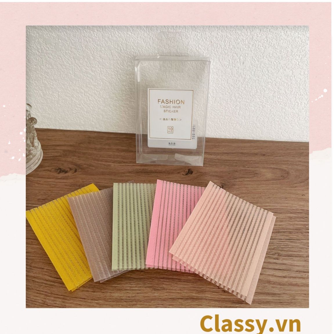  [GIAO HÀNG 7-25 NGÀY] COMBO 50 HỘP Miếng dán giữ tóc nhiều màu, giúp giữ tóc con, tiện lợi khi rửa mặt, trang điểm dành cho nam và nữ PK1155 