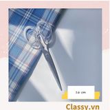  [GIAO HÀNG 7-25 NGÀY] Kéo cắt giấy cầm tay trong suốt nhiều kích cỡ, phù hợp cho học sinh, sinh viên, dân văn phòng PK1174 