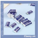  [GIAO HÀNG 7-25 NGÀY]  Gôm tẩy hình chữ nhật giúp tẩy sạch vết bút chì, không gây rách giấy PK1199 