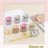  [GIAO HÀNG 7-25 NGÀY]  Gọt chì mini hai đầu hình hộp nhiều màu PK1202 