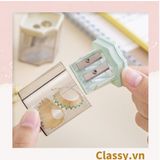  [GIAO HÀNG 7-25 NGÀY]  Gọt chì mini hai đầu hình hộp nhiều màu PK1202 