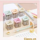  [GIAO HÀNG 7-25 NGÀY]  Gọt chì mini hai đầu hình hộp nhiều màu PK1202 