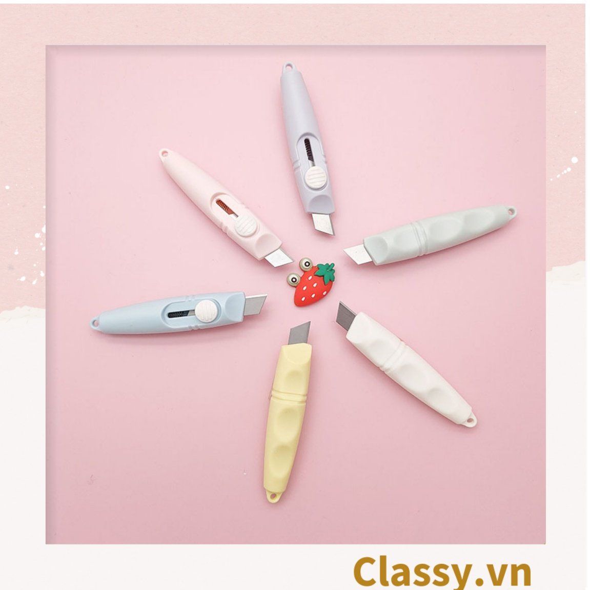  [GIAO HÀNG 7-25 NGÀY]  Dao rọc giấy dài 7.5CM, nhỏ gọn tiện lợi mang theo bên mình PK1211 