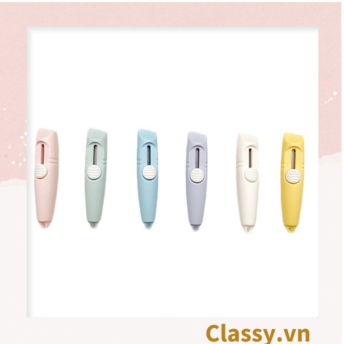  [GIAO HÀNG 7-25 NGÀY]  Dao rọc giấy dài 7.5CM, nhỏ gọn tiện lợi mang theo bên mình PK1211 
