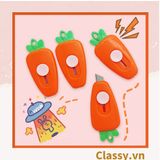  [GIAO HÀNG 7-25 NGÀY]  Dao rọc giấy nhỏ gọn 7CM, hình củ cà rốt màu cam PK1214 