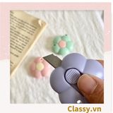  [GIAO HÀNG 7-25 NGÀY]  Dao rọc giấy nhỏ gọn 5CM, hình bông hoa, con cún đáng yêu PK1227 