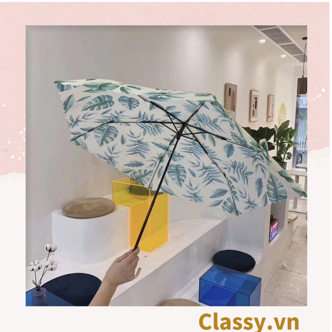  [GIAO HÀNG 7-25 NGÀY]  Ô dù gấp gọn nhiều họa tiết, che nắng che mưa tiện lợi, nhẹ nhàng mang theo bên người PK1234 