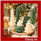 [GIAO HÀNG 7-25 NGÀY] Nến thơm thư giãn nhiều kiểu dáng, phù hợp làm đồ decor phòng PK1250 - Cây thông Noel Giáng sinh 
