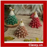  [GIAO HÀNG 7-25 NGÀY] Nến thơm thư giãn nhiều kiểu dáng, phù hợp làm đồ decor phòng PK1250 - Cây thông Noel Giáng sinh 