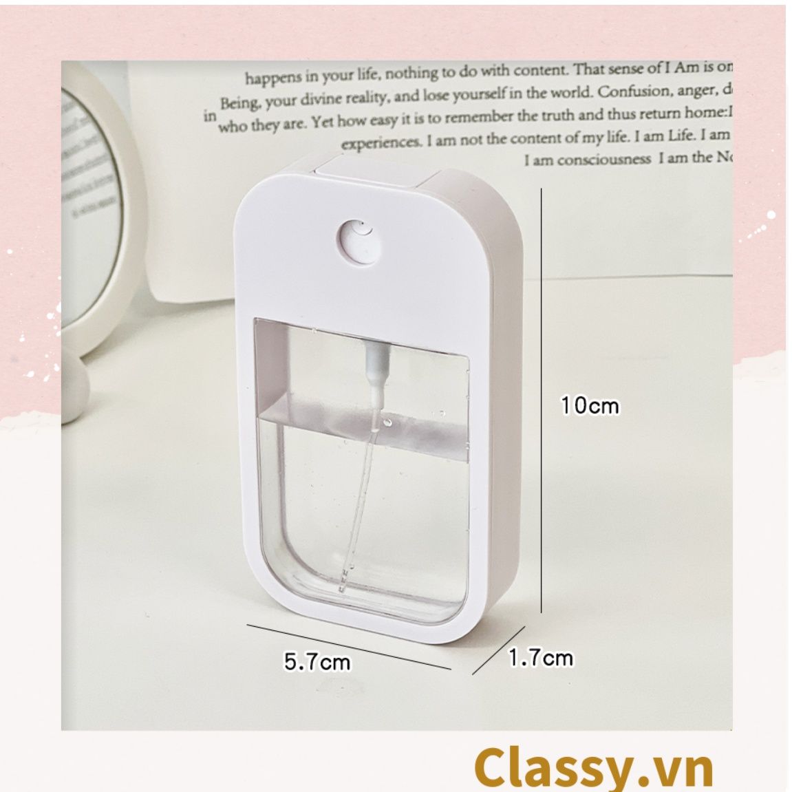  [GIAO HÀNG 7-25 NGÀY]  COMBO 50 Bình xịt dạng phun sương 45ml, dùng để chiết mỹ phẩm tiện lợi mang theo bên người PK1255 