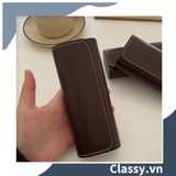 [GIAO HÀNG 7-25 NGÀY]  Hộp đựng mắt kính cao cấp màu trơn, chống sốc, chống trầy xướt PK1256 