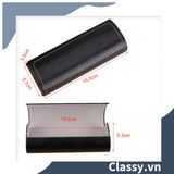  [GIAO HÀNG 7-25 NGÀY]  Hộp đựng mắt kính cao cấp màu trơn, chống sốc, chống trầy xướt PK1256 
