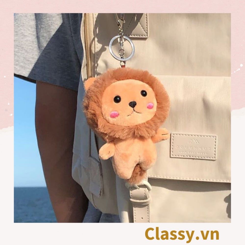 [GIAO HÀNG 7-25 NGÀY]  Classy Móc khóa gấu bông, con vật hoạt hình siêu đáng yêu, siêu êm PK1276 