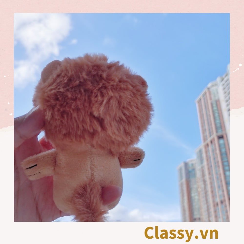  [GIAO HÀNG 7-25 NGÀY]  Classy Móc khóa gấu bông, con vật hoạt hình siêu đáng yêu, siêu êm PK1276 