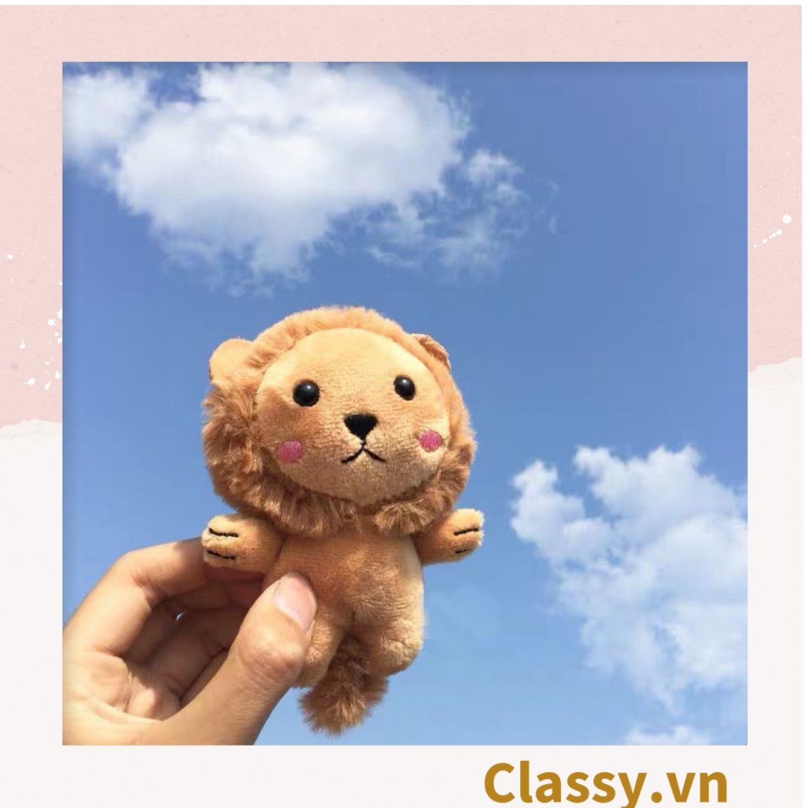  [GIAO HÀNG 7-25 NGÀY]  Classy Móc khóa gấu bông, con vật hoạt hình siêu đáng yêu, siêu êm PK1276 