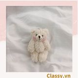  Classy Móc khóa gấu nhồi bông siêu êm siêu mịn PK1276 