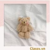  Classy Móc khóa gấu nhồi bông siêu êm siêu mịn PK1276 