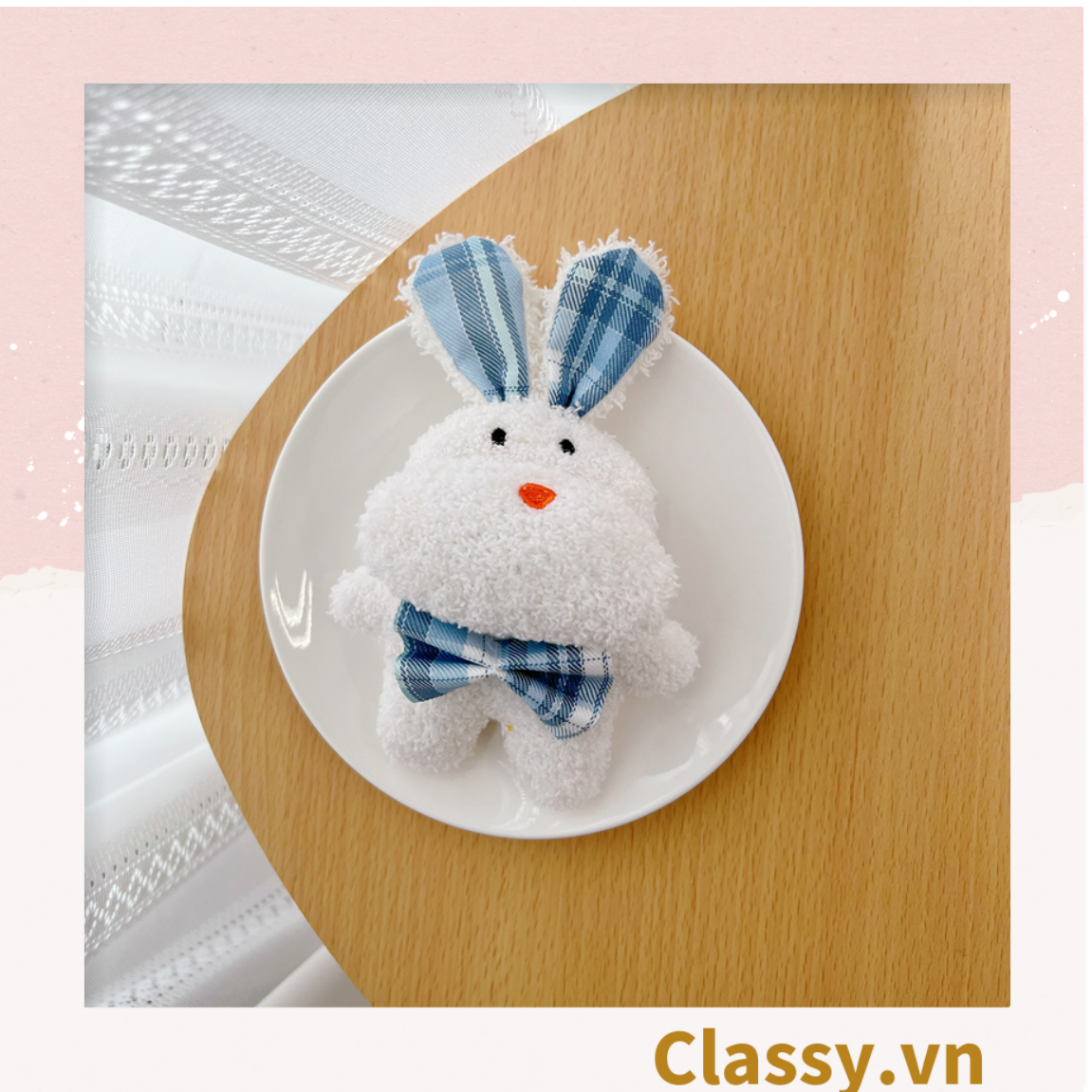  [GIAO HÀNG 7-25 NGÀY]  Classy Móc khóa gấu bông, con vật hoạt hình siêu đáng yêu, siêu êm PK1276 