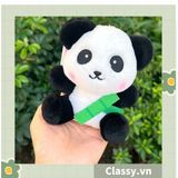  Móc khóa 3D hình gấu Panda sáng tạo chất liệu bông, treo móc khóa, túi xách nhiều hình ngộ nghĩnh PK1276 