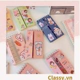  Classy Sổ từ vựng Sổ tay mini, sổ kẻ ngang, kích thước 7.5x13CM họa tiết ngẫu nhiên PK1278 