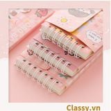  [GIAO HÀNG 7-25 NGÀY]  Classy Sổ từ vựng Sổ tay mini, sổ kẻ ngang, kích thước 7.5x13CM họa tiết ngẫu nhiên PK1278 
