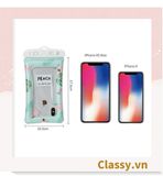  [GIAO HÀNG 7-25 NGÀY]   Túi đựng điện thoại chống thấm nước, có dây đeo cổ tiện lợi mang theo khi đi du lịch PK1282 