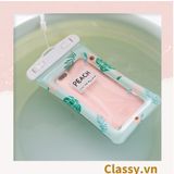  [GIAO HÀNG 7-25 NGÀY]   Túi đựng điện thoại chống thấm nước, có dây đeo cổ tiện lợi mang theo khi đi du lịch PK1282 