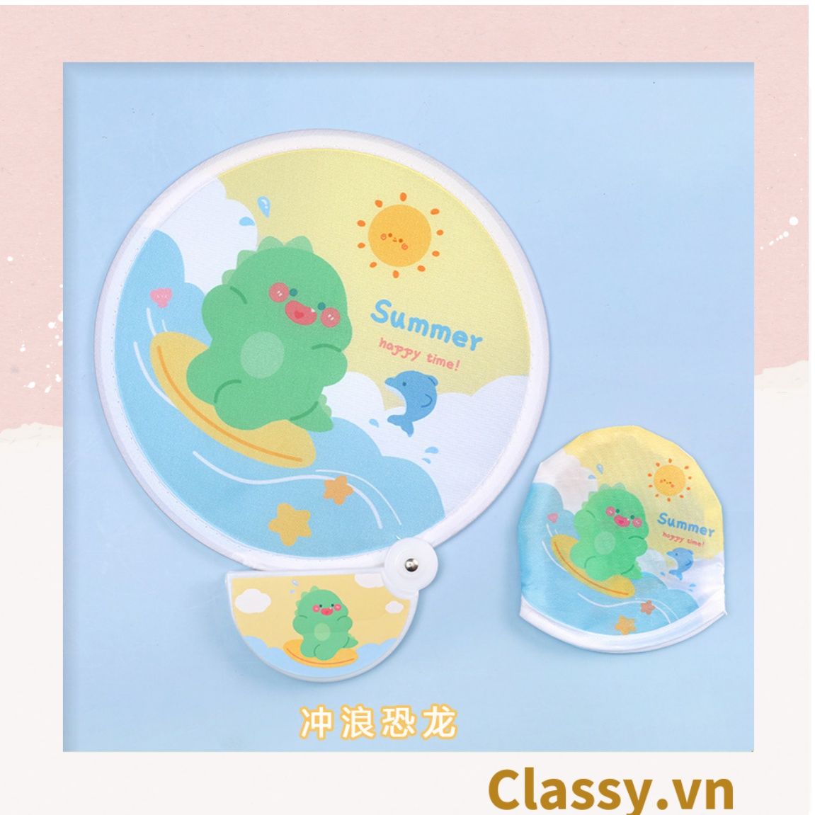  [GIAO HÀNG 7-12260 NGÀY]  COMBO 50 Quạt mini cầm tay gấp gọn, nhỏ gọn dễ mang theo, thích hợp làm quà tặng PK1287 