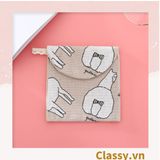  Túi vải cầm tay mini kích cỡ 13CM, nhiều màu nhiều họa tiết đựng phụ kiện PK1288 [HÀNG ORDER 5-7 NGÀY | ÁP DỤNG ĐƠN TỪ 2 TRIỆU | CÓ THỂ IN LOGO] 