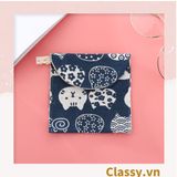  Túi vải cầm tay mini kích cỡ 13CM, nhiều màu nhiều họa tiết đựng phụ kiện PK1288 [HÀNG ORDER 5-7 NGÀY | ÁP DỤNG ĐƠN TỪ 2 TRIỆU | CÓ THỂ IN LOGO] 