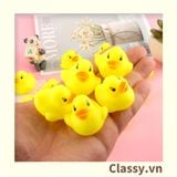  [GIAO HÀNG 7-25 NGÀY]  500 con Vịt vàng đồ chơi bằng nhựa dành cho bé có phát ra tiếng kêu PK1292 