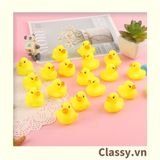  [GIAO HÀNG 7-25 NGÀY]  500 con Vịt vàng đồ chơi bằng nhựa dành cho bé có phát ra tiếng kêu PK1292 