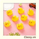  [GIAO HÀNG 7-25 NGÀY]  500 con Vịt vàng đồ chơi bằng nhựa dành cho bé có phát ra tiếng kêu PK1292 