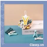  10 chiếc Kẹp quần áo thép nhựa ABS đa năng nhiều màu kích thước 6CM PK1297 