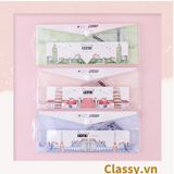  Bộ thước kẻ 4 món, đo độ, eke, đồ dùng học tập tiện lợi phiên bản hoạt hình đáng yêu PK1315 