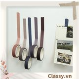  [GIAO HÀNG 7-25 NGÀY]  Băng keo giấy trang trí tông màu neutral nhiều kích cỡ PK1326 