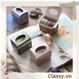  [GIAO HÀNG 7-25 NGÀY]  Băng keo giấy trang trí tông màu neutral nhiều kích cỡ PK1326 