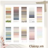  [GIAO HÀNG 7-25 NGÀY]  Băng keo giấy trang trí tông màu neutral nhiều kích cỡ PK1326 