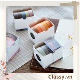  [GIAO HÀNG 7-25 NGÀY]  Băng keo giấy trang trí tông màu neutral nhiều kích cỡ PK1326 
