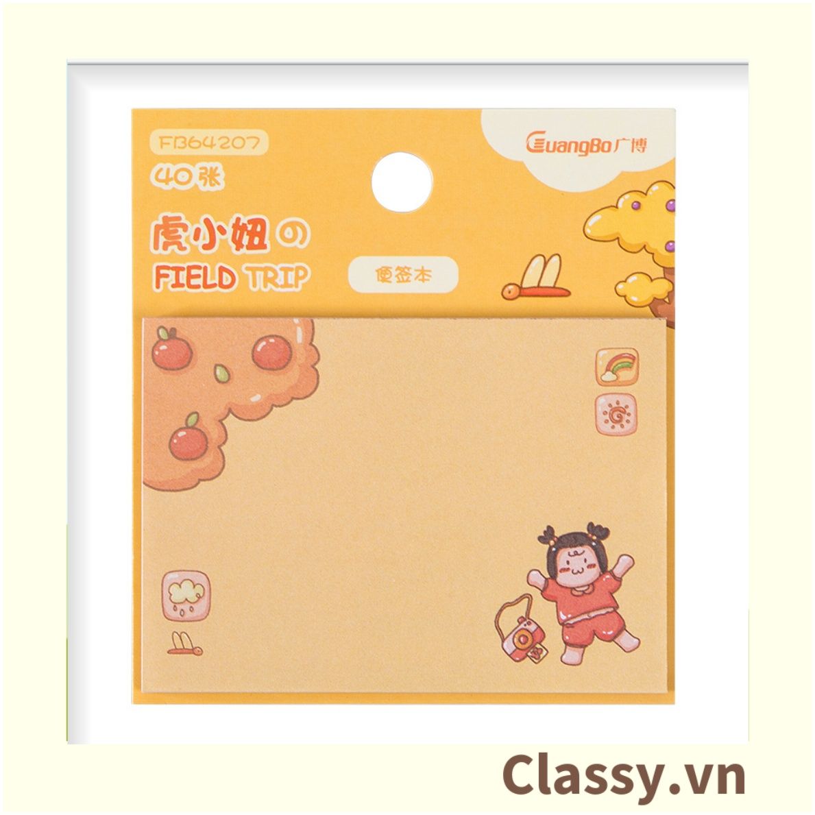  [GIAO HÀNG 7-3426 NGÀY]  40 miếng giấy ghi chú kích thước 85 * 60mm hình thù ngộ nghĩnh văn phòng phẩm học sinh PK1328 