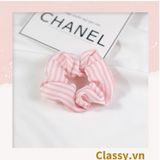  [GIAO HÀNG 7-25 NGÀY] Scrunchies buộc tóc tông màu hồng ngọt ngào, nữ tính thanh lịch PK1338 