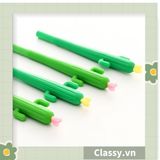  [GIAO HÀNG 7-25 NGÀY] Bút gel hình xương rồng cactus màu xanh dài 15 CM siêu dễ thương dụng cụ học sinh văn phòng phẩm PK1339 