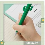  [GIAO HÀNG 7-25 NGÀY] Bút gel hình xương rồng cactus màu xanh dài 15 CM siêu dễ thương dụng cụ học sinh văn phòng phẩm PK1339 
