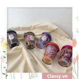  [GIAO HÀNG 7-25 NGÀY] Thun cột tóc nhiều màu siêu đàn hồi kèm ly nhựa dễ thương PK1354 
