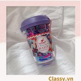  [GIAO HÀNG 7-25 NGÀY] Thun cột tóc nhiều màu siêu đàn hồi kèm ly nhựa dễ thương PK1354 