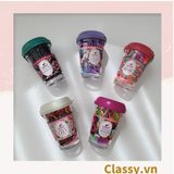  [GIAO HÀNG 7-25 NGÀY] Thun cột tóc nhiều màu siêu đàn hồi kèm ly nhựa dễ thương PK1354 