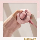  [GIAO HÀNG 7-7285 NGÀY]  Máy sưởi ấm mini sạc bằng USB hình con vật nằm ngủ nhiều màu sắc PK1358 