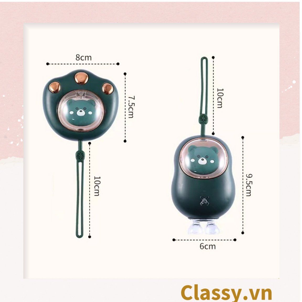  Máy sưởi ấm tay mini Classy sạc bằng USB nhỏ gọn nhiều màu PK1362 