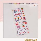  [GIAO HÀNG 7-25 NGÀY] Classy Hình dán, sticker dễ thương, sticker dán laptop, điện thoại, sổ, bình nước nhiều họa tiết PK1380 