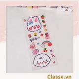  Classy Hình dán, sticker dễ thương, sticker dán laptop, điện thoại, sổ, bình nước nhiều họa tiết PK1380 